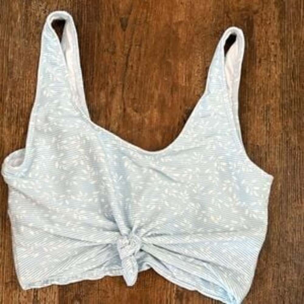 Coral Reef🐚 Sage Floral 🌸 (I Like it Like That; Tankini Top) Size: L